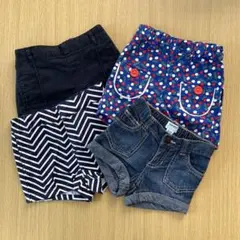 ショートパンツ　90cm 4点セット