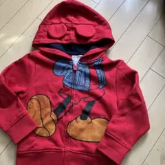 ミッキーマウスパーカー　なりきりパーカー　GAP 110cm
