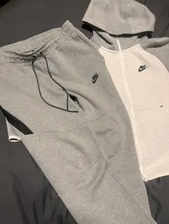 NIKE テックフリース セットアップ 上下セット グレー M