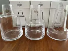 【未使用】Holmegaard フローラベース12㎝　3個のサムネイル