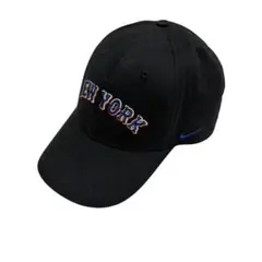 90s Nike NEW YORK ベースボールキャップ ブラック