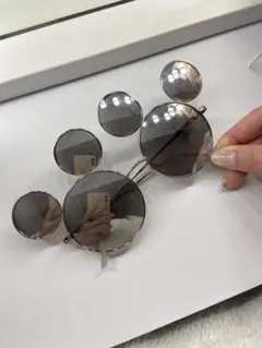 ミッキー型ミラーサングラス