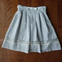 再値下げレストローズ LEST ROSE 春夏向き ストライプスカート