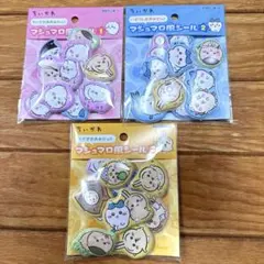【未開封品】ちいかわ マシュマロ風シール 3個セット
