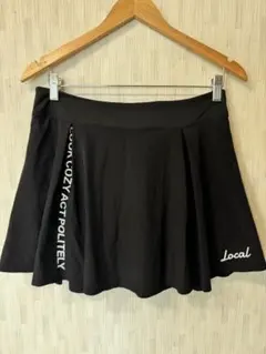 localgolf 黒スカート（ショートパンツ付き）