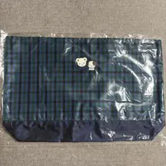 【新品未使用】familiar ファミリア バッグ 青系チェック