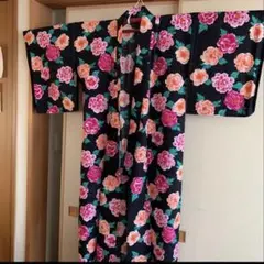 未使用  浴衣 ヒロミチ ナカノ 黒系 ぼかし 桜柄  日本製 ゆかた hiromichi nakano ヒロミチナカノ 浴衣 単品 ぼかし 桜 黒色地 - メルカリ
