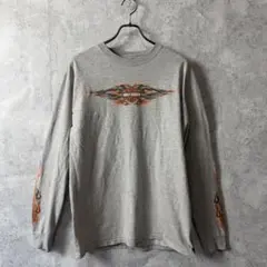 だ*け様 Harley-Davidson ロンT 袖フレイム usa だ*け様 Harley-Davidson ロンT 袖フレイム usa - メルカリ