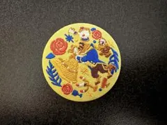 新品⭐︎ディズニー⭐︎刺繍缶バッジ 第２弾⭐︎美女と野獣 ベル