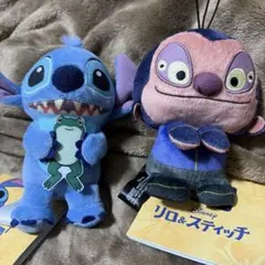 スティッチ×ケロロ軍曹】Disney マスコット ぬいぐるみ レトロ - メルカリ