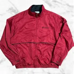 古着 90s ナイロンジャケット レッド