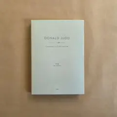 ドナルド・ジャッド 風景とミニマリズム　初版
