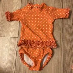 Ruffle Butts ベビー水着 12-18ヶ月 赤　白