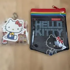 ハローキティ ポーチとキーホルダーセット
