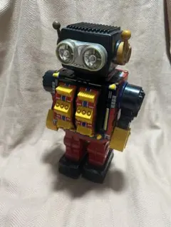 昭和レトロ 1960年代当時物 サンダーロボット ブリキ電動歩行 ジャンク