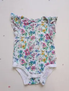 baby gap 花柄フリルロンパース 12Mから18M