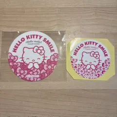 HELLO KITTY SMILE コースター ステッカー