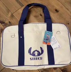 STITCH キャラクター バッグ アイボリー/ネイビーのサムネイル