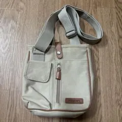 【美品】PERSON'S ショルダーバッグ ベージュ
