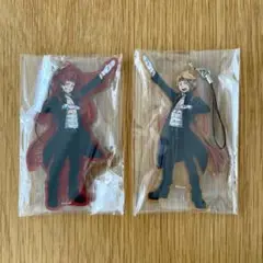ヒロアカ ビジュアルカラー アクリルストラップ 応援団 切島 上鳴 セット