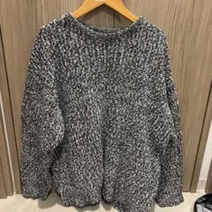 おまとめ割有り！クルーネック ニット セーター モノトーンのサムネイル