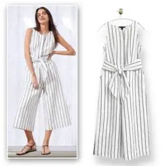 バナナリパブリック オーガニックコットン ジャンプスーツ リネン オールインワン