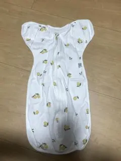 スワドル　レモン柄 おくるみ Sサイズ 100%コットン