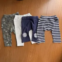 80 ベビー　パンツ　4セット