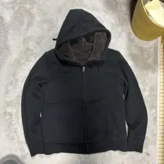 old UNIQLO y2k 90s 黒 フリース ジップアップパーカー
