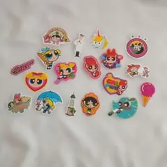 パワーパフガールズ ステッカーシール　フレークシール 18枚セット