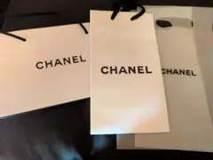 CHANEL ホワイト紙袋 3枚セット