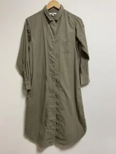 ユニクロ　コーデュロイシャツワンピース