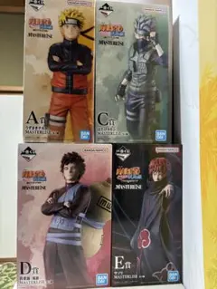 一番くじ ナルト 疾風伝 C賞カカシ D賞我愛羅 ラストワン賞デイダラ