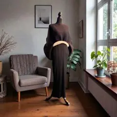 Issey Miyake 黒 セーター　美品のサムネイル