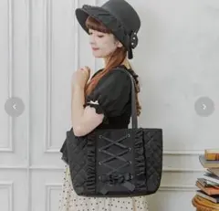 【匿名】しまむら 青木美沙子 トートバッグ ブラック