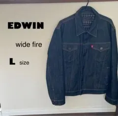 EDWIN WIDE FIRE デニムジャケット Lサイズ
