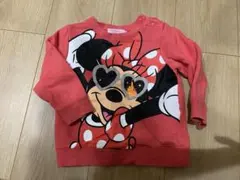 ミニーマウス トレーナー コーラルピンク