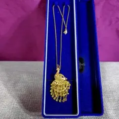 孔雀デザイン ネックレス