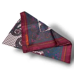 美品 Christian Dior ディオール スカーフ シルク ペイズリー柄