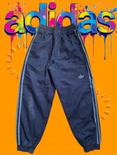 adidas デニムジャージトラックパンツ