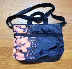 センソユニコ　ナイロンショルダー２ＷＡＹバッグ 黒とオレンジ