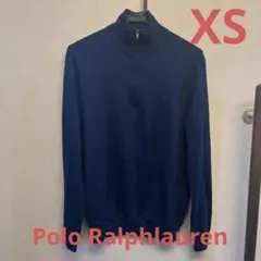 【美品】Polo Ralph Lauren ネイビー ハイネックニット XS