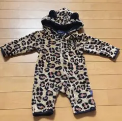 AZUL PRIMERA ヒョウ柄 ロンパース フード付き70cm