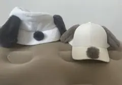 【美品・2個セット】SNOOPY スヌーピーファンキャップ　USJ ユニバ