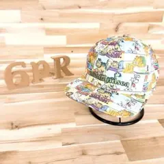激レア/廃番【ウィンダンシー×ガーフィールド】限定コラボ キャップ 総柄ネコ猫のサムネイル