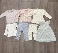 ベビー服　80cm、90cm等　長袖Tシャツ、ズボン、ワンピース等　10着