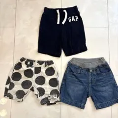 GAP branshes ハーフパンツ まとめ売　90 95 半パン　デニム