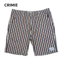 CRIMIE ネイティブ柄 ショーツ ストライプ ロゴ 総柄 プリント L