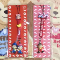 近日中削除！✻新品・未使用＊不二家 ペコちゃん ミルキーストラップ 2点セット