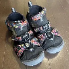 Keen キッズサンダル ブラック/マルチカラー　21センチ